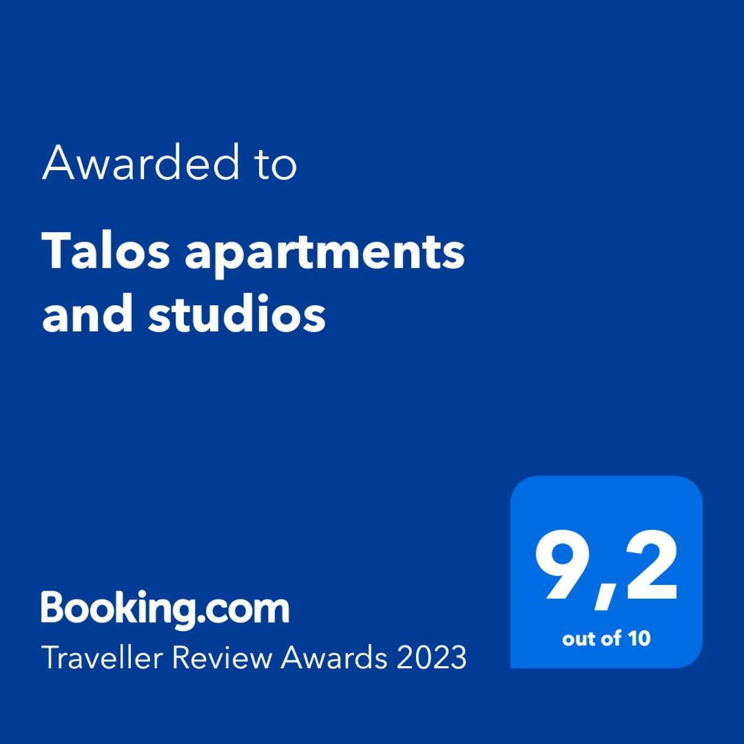Talos Apartments And Studios Candia Esterno foto